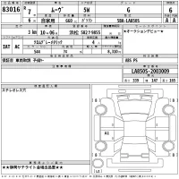 Daihatsu MOVE лот № 83016 оценка S  с аукциона в Японии 2