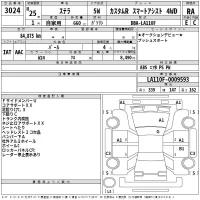 Subaru STELLA лот № 3024 оценка RA  с аукциона в Японии 2
