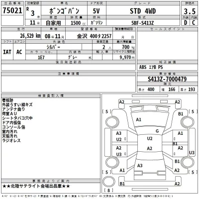 Mazda BONGO VAN  с аукциона в Японии