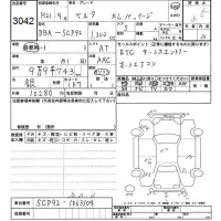 Toyota BELTA лот № 3042 оценка 3.5  с аукциона в Японии 6
