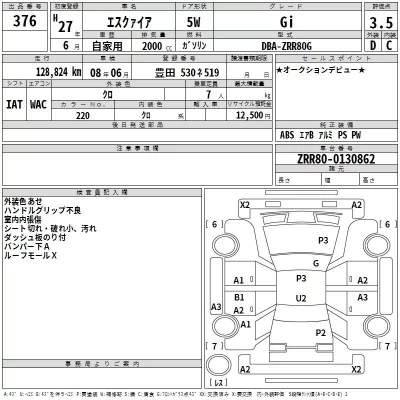 Toyota ESQUIRE  с аукциона в Японии