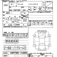 Nissan LAFESTA лот № 2926 оценка   с аукциона в Японии 2
