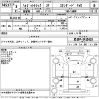 Daihatsu HIJET TRUCK лот № 74537 оценка R  с аукциона в Японии 2