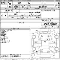 Subaru STELLA лот № 78501 оценка 3.5  с аукциона в Японии 2