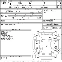 Toyota HARRIER лот № 2092 оценка 3.5  с аукциона в Японии 2