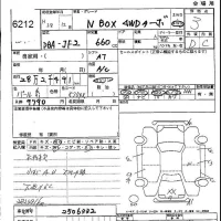 Honda N BOX лот № 6212 оценка 3  с аукциона в Японии 5