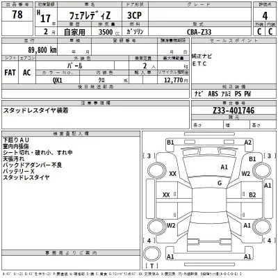 Nissan FAIRLADYZ  с аукциона в Японии