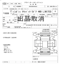 Subaru LEGACY OUTBACK лот № 1808 оценка 4  с аукциона в Японии 8
