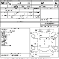 Subaru LUCRA лот № 77076 оценка RA  с аукциона в Японии 2
