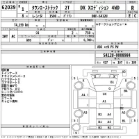 Toyota TOWN ACE TRUCK лот № 62039 оценка R  с аукциона в Японии 2
