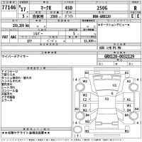 Toyota MARK X лот № 77146 оценка R  с аукциона в Японии 2