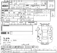 Suzuki SWIFT лот № 4001 оценка 3.5  с аукциона в Японии 2