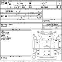 Mitsubishi CANTER лот № 63504 оценка 3  с аукциона в Японии 2