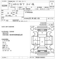 Toyota HIACE VAN лот № 2206 оценка 0  с аукциона в Японии 7