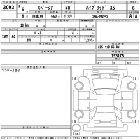 Suzuki WAGON R лот № 3003 оценка 3.5  с аукциона в Японии 2