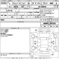 Toyota ALPHARD лот № 25261 оценка 4  с аукциона в Японии 2