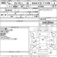 Daihatsu Atrai Wagon лот № 4083 оценка 3  с аукциона в Японии 2