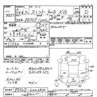 Suzuki SWIFT лот № 3021 оценка R  с аукциона в Японии 7