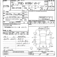 Toyota ALLION лот № 2179 оценка 3  с аукциона в Японии 5