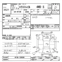 Nissan X-TRAIL лот № 3521 оценка R  с аукциона в Японии 7