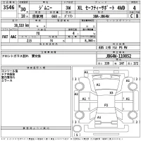 Suzuki JIMNY лот № 3546 оценка 4  с аукциона в Японии 2