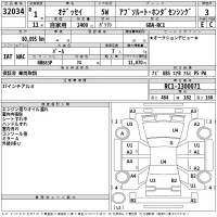 Honda ODYSSEY лот № 32034 оценка 3  с аукциона в Японии 2