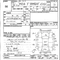 Toyota ISIS лот № 56 оценка 3  с аукциона в Японии 5