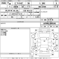 Toyota PIXIS MEGA лот № 3582 оценка 3  с аукциона в Японии 2