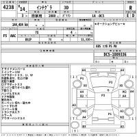 Honda INTEGRA лот № 4238 оценка R  с аукциона в Японии 2