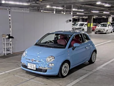 Fiat 500  с аукциона в Японии