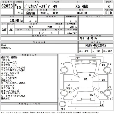 Mitsubishi DELICA  с аукциона в Японии