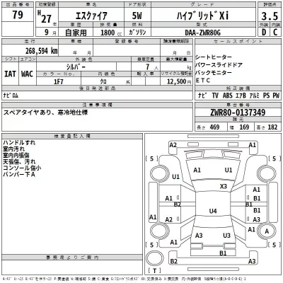 Toyota ESQUIRE  с аукциона в Японии