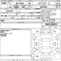 Toyota COROLLA CROSS лот № 2196 оценка 4.5  с аукциона в Японии 2