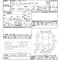Nissan NV200 лот № 1074 оценка R  с аукциона в Японии 6