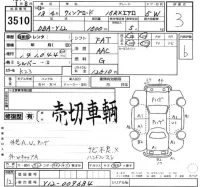 Nissan WINGROAD лот № 3510 оценка 3  с аукциона в Японии 2