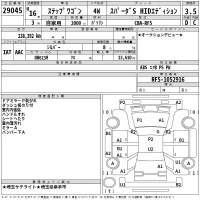 Honda STEP WAGON лот № 29045 оценка 3.5  с аукциона в Японии 2