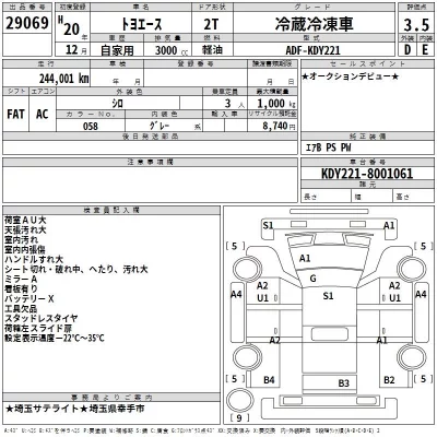 Toyota TOYOACE  с аукциона в Японии