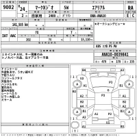 Toyota MARK X ZIO лот № 9002 оценка RA  с аукциона в Японии 2