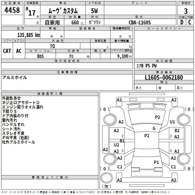 Daihatsu MOVE  с аукциона в Японии