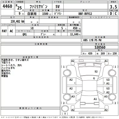 Mazda FAMILIA VAN  с аукциона в Японии