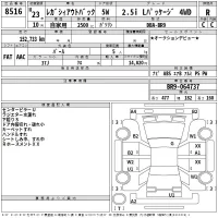 Subaru LEGACY OUTBACK лот № 8516 оценка R  с аукциона в Японии 2