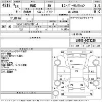 Daihatsu MAX лот № 4519 оценка 3.5  с аукциона в Японии 2