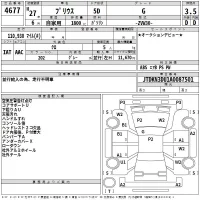 Toyota PRIUS лот № 4677 оценка 3.5  с аукциона в Японии 2