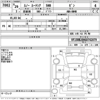 Renault LUTECIA лот № 7002 оценка 4  с аукциона в Японии 2