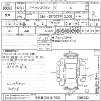 Toyota AVENSIS WAGON лот № 80028 оценка R  с аукциона в Японии 10