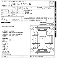 Nissan SERENA лот № 43570 оценка 3.5  с аукциона в Японии 10