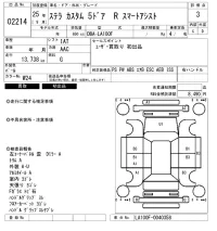 Subaru STELLA лот № 2214 оценка 3  с аукциона в Японии 6