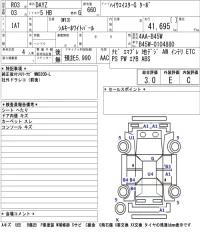 Nissan DAYZ лот № 3010 оценка 3  с аукциона в Японии 5
