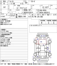 Nissan ROOX лот № 3027 оценка R  с аукциона в Японии 5