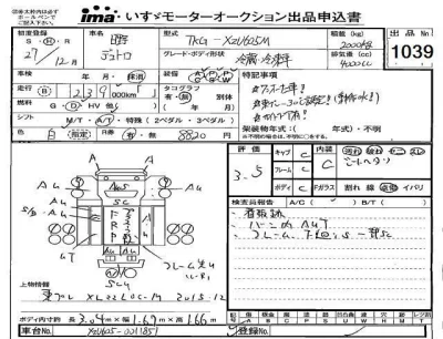 Hino DUTRO  с аукциона в Японии